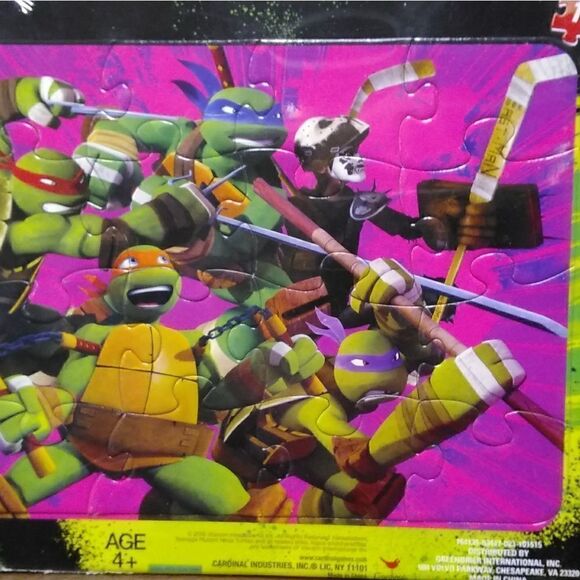 Teenage Mutant Ninja Turtles puzzle 16 pc Age 4+ - Picture 3 of 3